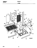 SYSTEM Diagram and Parts List for FRS26WGHW0  Frigidaire Refrigerator
