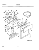DISPENSER Diagram and Parts List for PLHS269ZCB0  Frigidaire Refrigerator
