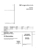 COVER Diagram and Parts List for FRT15G5AQ0  Frigidaire Refrigerator