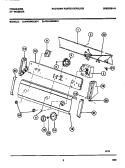 CONSOLE & CONTROLS Diagram and Parts List for FWX445NBS1  Frigidaire Washer