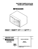 COVER Diagram and Parts List for FAC052G7A3  Frigidaire Air Conditioner