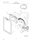 ICE & WATER DISPENSER Diagram and Parts List for EW23CS65GB2  Electrolux Refrigerator