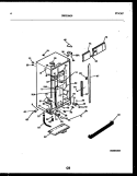 CABINET PARTS Diagram and Parts List for FPCI19VPL1  Frigidaire Refrigerator
