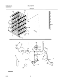 SYSTEM Diagram and Parts List for GFU21D9FW1  Gibson Freezer