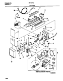 ICE MAKER Diagram and Parts List for MRT18FNCD0  Uni Refrigerator