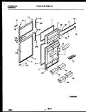 DOOR PARTS Diagram and Parts List for FPGC21TAL2  Frigidaire Refrigerator
