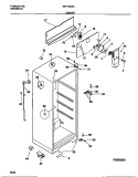 CABINET Diagram and Parts List for MRT18DNCD0  Uni Refrigerator