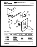ELECTRICAL PARTS Diagram and Parts List for A05LH5F2  Frigidaire Air Conditioner