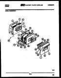 DOOR PARTS Diagram and Parts List for CEC2S5WSAC  Gibson Range
