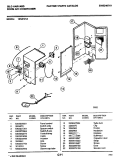 CONTROL PARTS Diagram and Parts List for 12HA121A  Frigidaire Air Conditioner