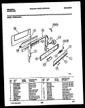 BACKGUARD Diagram and Parts List for CP303VP2J01  Uni Range