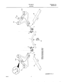 BURNER Diagram and Parts List for FPC36C4HWC  Frigidaire Cooktop