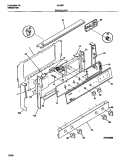 BACKGUARD Diagram and Parts List for 30-3981-23-05  Tappan Range
