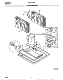 COMPRESSOR PARTS Diagram and Parts List for WAC051T7Z2A  Frigidaire Air Conditioner