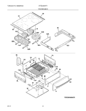 Part Location Diagram of 8583165300010 Frigidaire HEATING ELEMENT,MIDDLE,TURBO