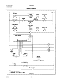 WIRING SCHEMATIC Diagram and Parts List for GLEF378CQB  Frigidaire Range