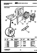 Part Location Diagram of E807801 Frigidaire CLAMP-EVAPORATOR OUTER