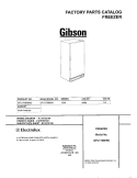 COVER Diagram and Parts List for GFU17M6HW2  Gibson Freezer