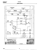WIRING DIAGRAM Diagram and Parts List for FEF357BEWC  Frigidaire Range