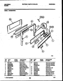 BACKGUARD Diagram and Parts List for CP302BP2WY01  Uni Range