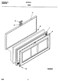 DOOR Diagram and Parts List for MFC09S1CW0  Uni Freezer