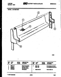 BACKGUARD Diagram and Parts List for 32-1009-00-06  Tappan Range