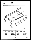COOKTOP PARTS Diagram and Parts List for 31-2539-00-01  Tappan Range