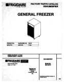 COVER Diagram and Parts List for MDH40TN1  Frigidaire Dehumidifier