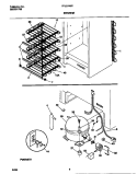 SYSTEM Diagram and Parts List for FFU21M8CW2  Frigidaire Freezer