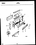 BACKGUARD Diagram and Parts List for 30-4972-23-01  Tappan Range