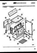 BODY PARTS Diagram and Parts List for R30AF2  Frigidaire Range