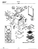 BODY Diagram and Parts List for TGF357CCTB  Tappan Range