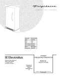 COVER Diagram and Parts List for FKCH17F7HWC  Frigidaire Refrigerator