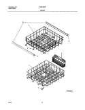 RACKS Diagram and Parts List for FDB126RBS0  Frigidaire Dishwasher