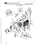 TUB AND COMPONENTS Diagram and Parts List for WS27M6DTMA  Gibson Washer