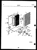 SYSTEM AND AUTOMATIC DEFROST PARTS Diagram and Parts List for FSK190JN0W  Kelvinator Refrigerator