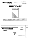 COVER Diagram and Parts List for F21C235CS1  Frigidaire Washer