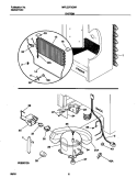 SYSTEM Diagram and Parts List for MFU20F3GW1  Frigidaire Freezer