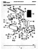 SYSTEM Diagram and Parts List for UL2030ECW5  Electrolux Freezer