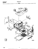 BODY Diagram and Parts List for TEB500CCB3  Tappan Wall Oven