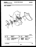 CAM Diagram and Parts List for MDB202RBL0  Frigidaire Dishwasher