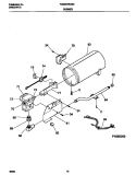 P16B0009 BURNER, VALVE Diagram and Parts List for FDGB55RGS0  Frigidaire Dryer