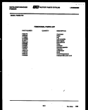 SHELVES AND SUPPORTS Diagram and Parts List for RT196LCW0  Frigidaire Refrigerator