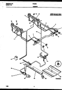 BURNER PARTS Diagram and Parts List for 30-2262-23-02  Tappan Range