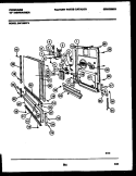 DOOR PARTS Diagram and Parts List for DW1805KW4  Frigidaire Dishwasher