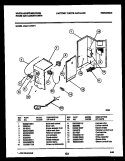 ELECTRICAL PARTS Diagram and Parts List for WAH117P2T1  Frigidaire Air Conditioner