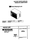 COVER Diagram and Parts List for WAS182G2A1  Frigidaire Air Conditioner