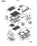 Part Location Diagram of 215357813 Frigidaire Meat Pan Cover Front - Clear