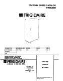 COVER Diagram and Parts List for MFU14M2GW2  Frigidaire Freezer