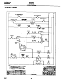 WIRING DIAGRAM Diagram and Parts List for FEF357CESD  Frigidaire Range